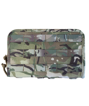 Molle Commanders Panel front view. Size length 26 cm height 16.5 cm.