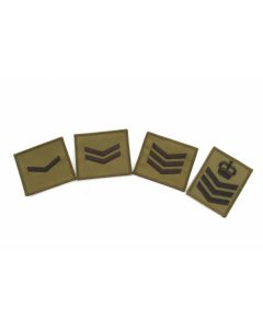 Rank Patch Olive Green