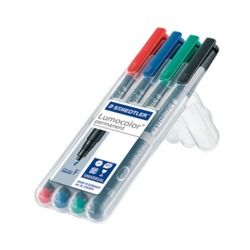 Lumocolor Permanent Pens 4 Pack